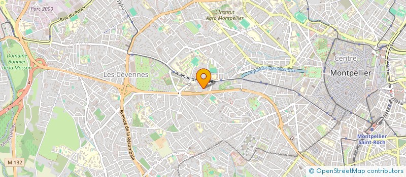 localisation de l'entreprise POST à MONTPELLIER