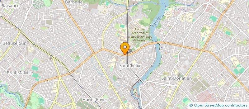 localisation de l'entreprise POST 97 à NANTES