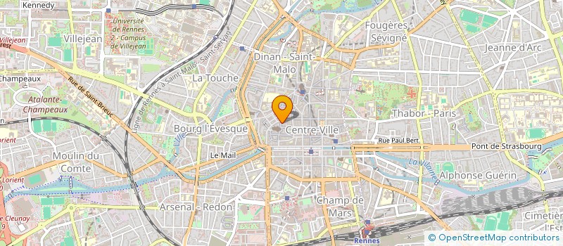 localisation de l'entreprise POST CIE EMILIE GALLIER  RENNES