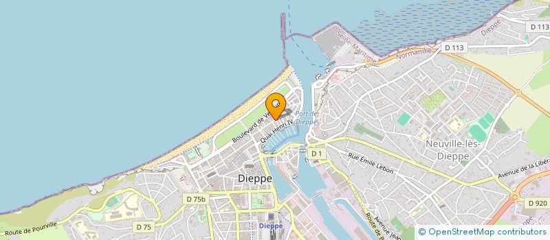 localisation de l'entreprise POST EAT BLACK CATS à DIEPPE