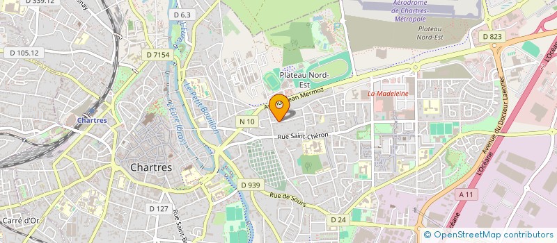 localisation de l'entreprise POST GROWTH à CHARTRES