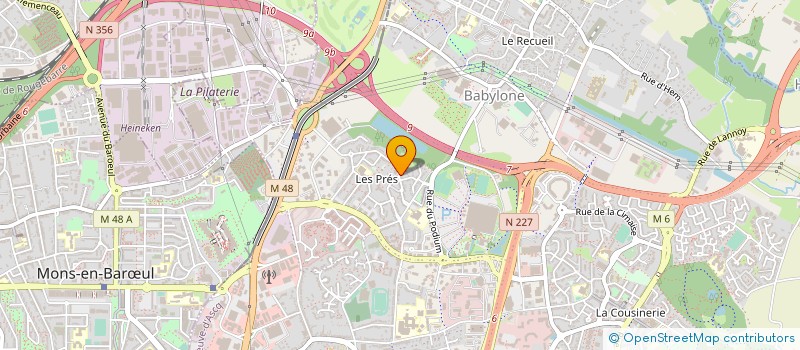 localisation de l'entreprise POST NEO à VILLENEUVE-D'ASCQ