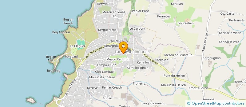 localisation de l'entreprise POST (PROMOTION DE L OBSERVANCE ET DE LA SECURITE THERAPEUTIQUE) INNOVATION  LAMPAUL-PLOUARZEL