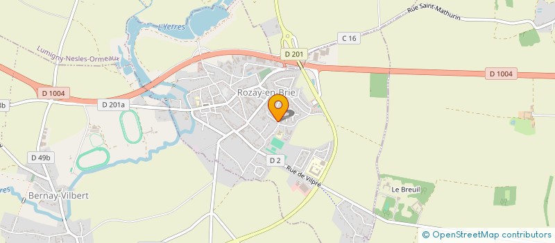 localisation de l'entreprise POST SCRIPTUM  COURPALAY