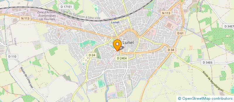 localisation de l'entreprise POSTALUNE à LUNEL