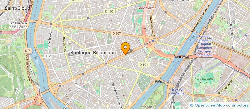 localisation de l'entreprise POSTANNONCE à BOULOGNE-BILLANCOURT