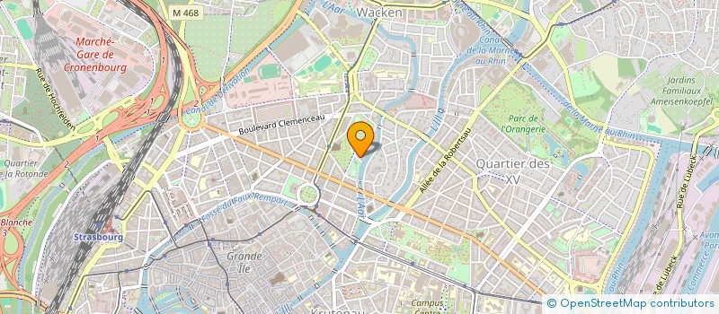 localisation de l'entreprise POSTE DE LA COUTURE SAS à STRASBOURG