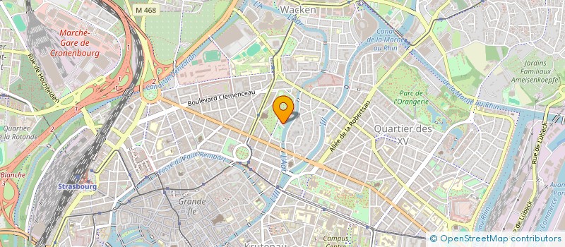 localisation de l'entreprise POSTE DU BOIS PAILLET SAS à STRASBOURG