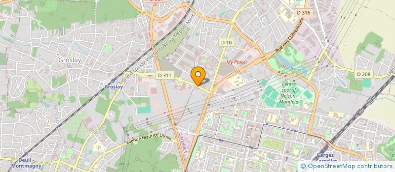 localisation de l'entreprise POSTERS SWEET TABLE ACADEMY  SARCELLES