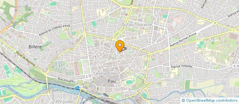 localisation de l'entreprise POSTIGO LENOBLE à PAU