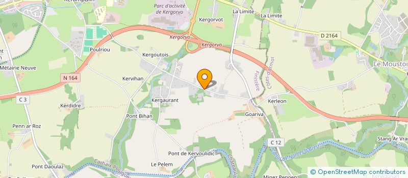 localisation de l'entreprise POSTOLLEC à CARHAIX-PLOUGUER