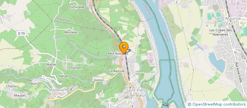 localisation de l'entreprise POSTPAST à SAINT-PIERRE-DE-BŒUF