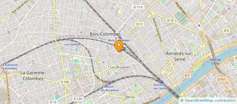 localisation de l'entreprise POSTRY à BOIS COLOMBES