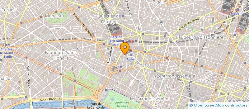 localisation de l'entreprise POSTSCRIPTHOME à PARIS