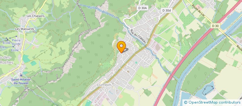 localisation de l'entreprise POSTURALP  LUMBIN