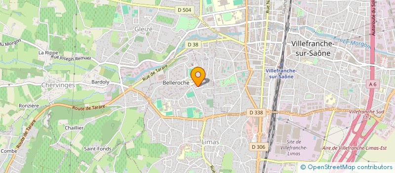 localisation de l'entreprise POSTURE RH  VILLEFRANCHE-SUR-SAONE