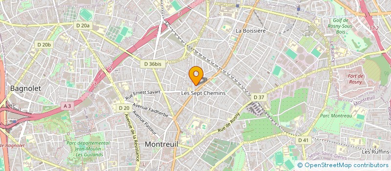 localisation de l'entreprise POSTURES  CRETEIL