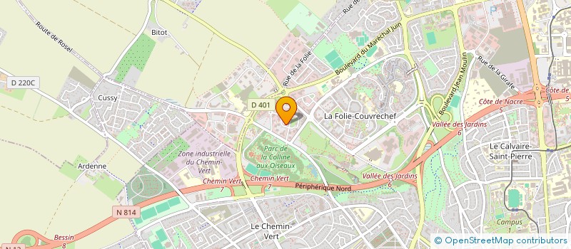 localisation de l'entreprise POSTURO à CAEN