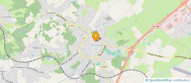 localisation de l'entreprise POSTUROPOD à DOMERAT