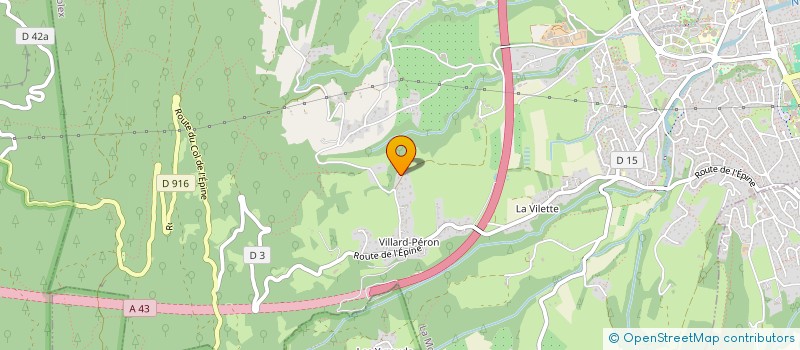 localisation de l'entreprise POSTUROVELO  LA MOTTE-SERVOLEX