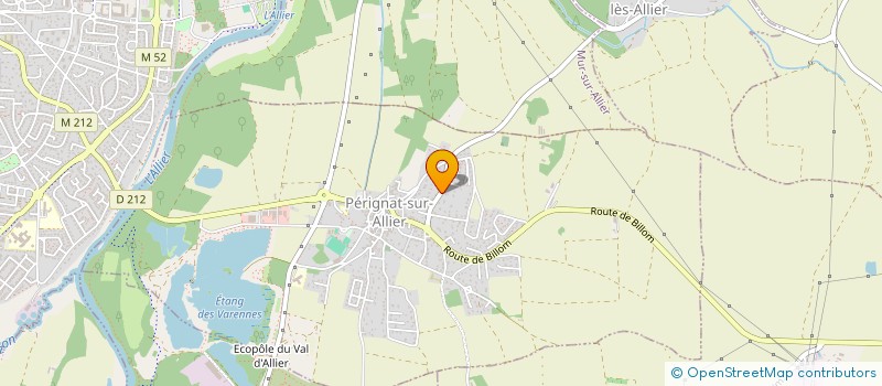 localisation de l'entreprise POSYTE COORDINATION à PERIGNAT-SUR-ALLIER