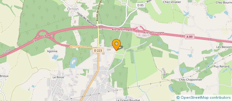 localisation de l'entreprise POSYTEC PUY DE DOME  LEZOUX