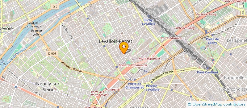 localisation de l'entreprise POT à LEVALLOIS-PERRET