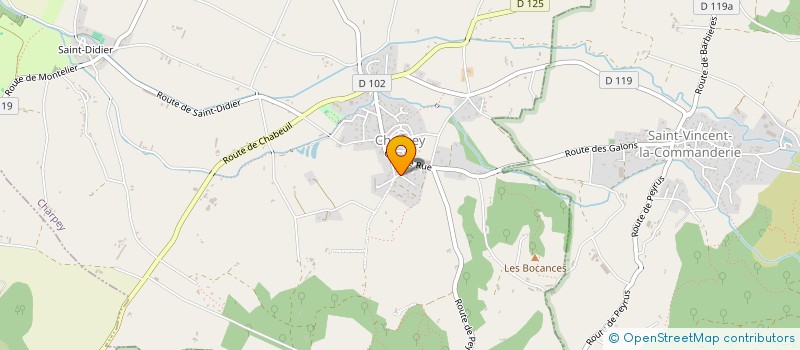 localisation de l'entreprise POT ART  CHARPEY