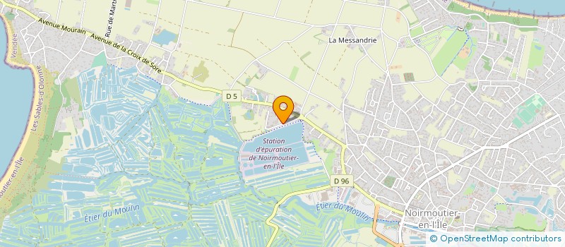 localisation de l'entreprise POT L'D'HER PEINT MENUIS  NOIRMOUTIER-EN-L'ILE