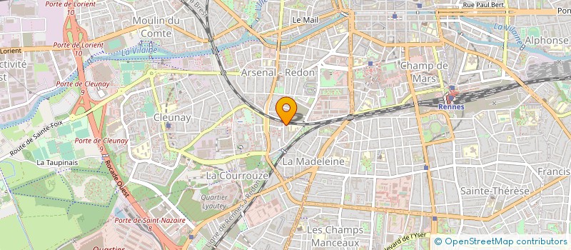 localisation de l'entreprise POT-SERVICES à RENNES