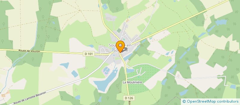 localisation de l'entreprise POTAGE à SOUVIGNY-EN-SOLOGNE