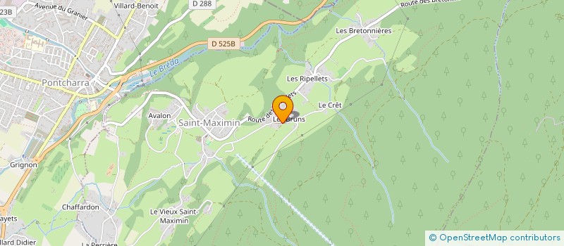 localisation de l'entreprise POTAGER DES P'TITS CALIBRES  SAINT-MAXIMIN