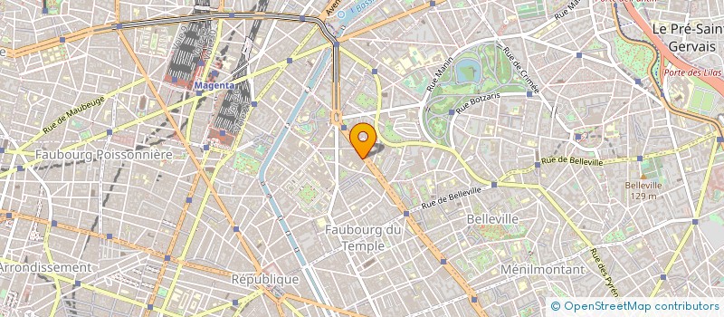 localisation de l'entreprise POTAGER SUR LES TOITS à PARIS