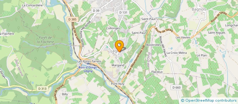 localisation de l'entreprise POTAGER VERTICAL SERVICES  LEGNY