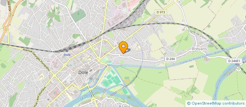localisation de l'entreprise POTAGERS D'HIER AUJOURD'HUI à DOLE