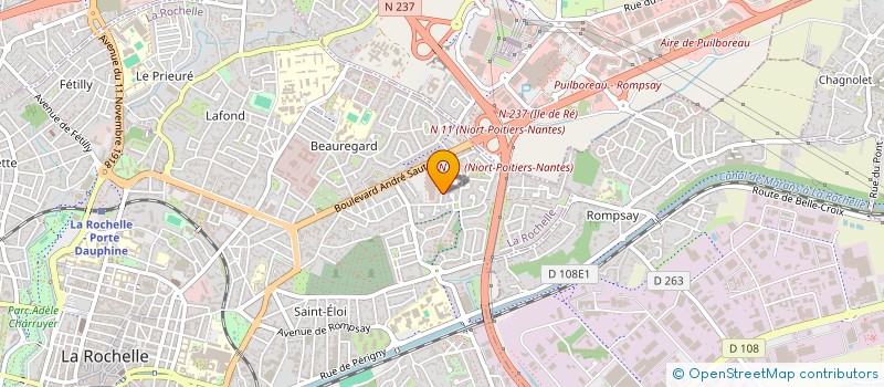 localisation de l'entreprise POTAM GAMES  LA ROCHELLE