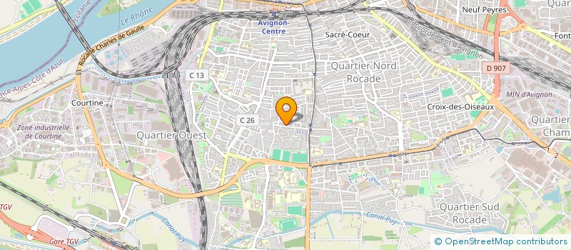 localisation de l'entreprise POTAO  AVIGNON