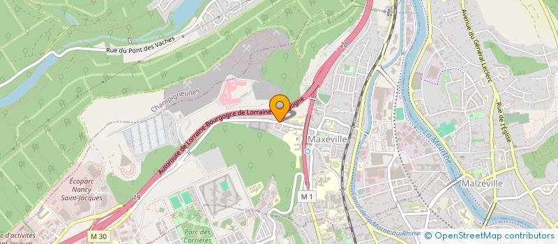 localisation de l'entreprise POTATOES  MAXEVILLE