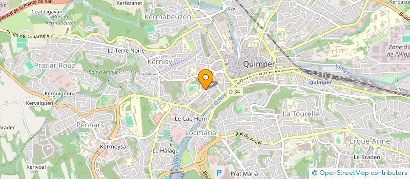 localisation de l'entreprise POTCHO IMMO  QUIMPER