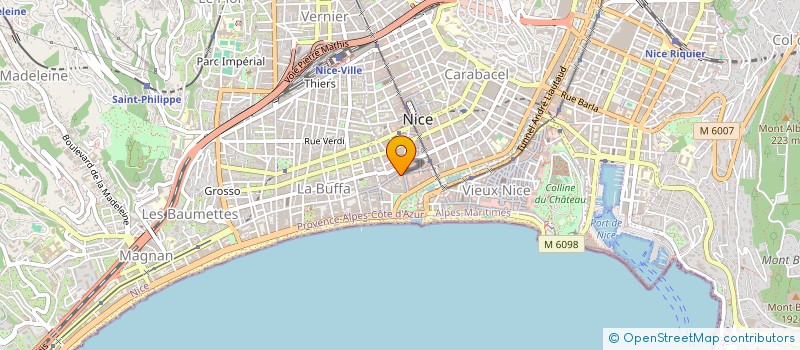localisation de l'entreprise POTCHOU à NICE