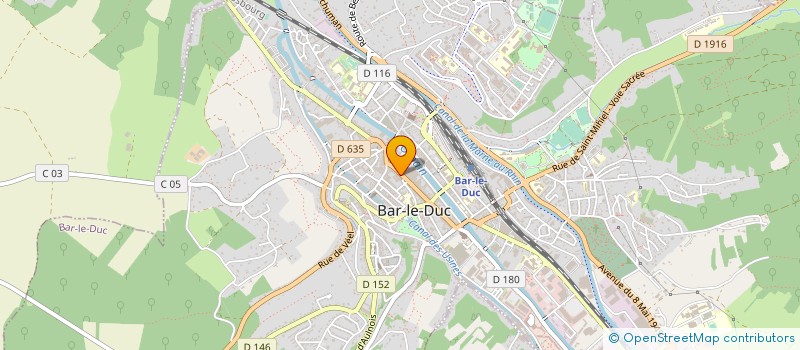 localisation de l'entreprise POTDEVIN-WETZEL à BAR-LE-DUC