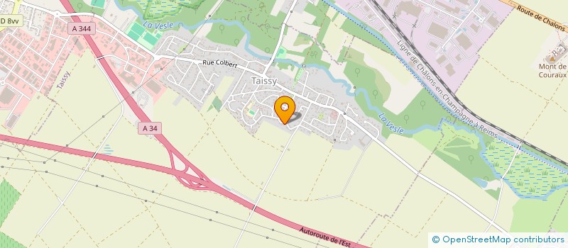 localisation de l'entreprise POTDOUCE  TAISSY