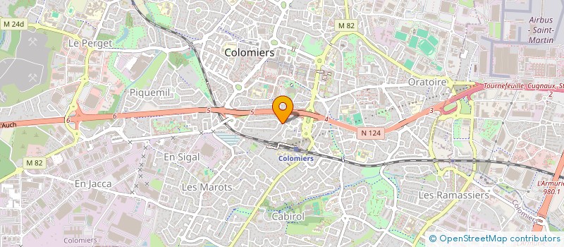 localisation de l'entreprise POTEE à COLOMIERS