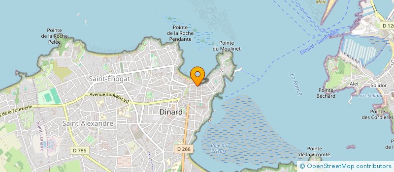 localisation de l'entreprise POTELE  DINARD