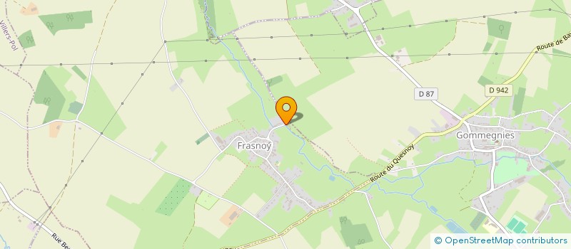 localisation de l'entreprise POTELLES EN HAINAUT - LES AMIS DU CHATEAU à POTELLE