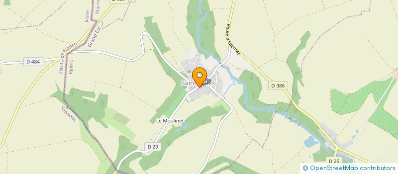 localisation de l'entreprise POTELLET ERIC  SAINT-GILLES