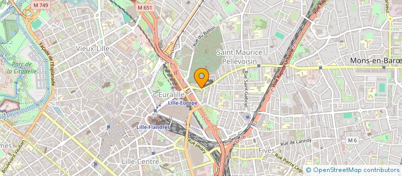 localisation de l'entreprise POTENCIER & ASSOCIES à LILLE