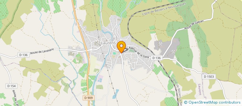 localisation de l'entreprise POTENCIO  LAURENS