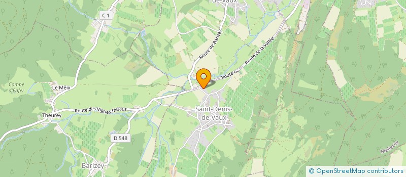 localisation de l'entreprise POTENTIA  SAINT-DENIS-DE-VAUX