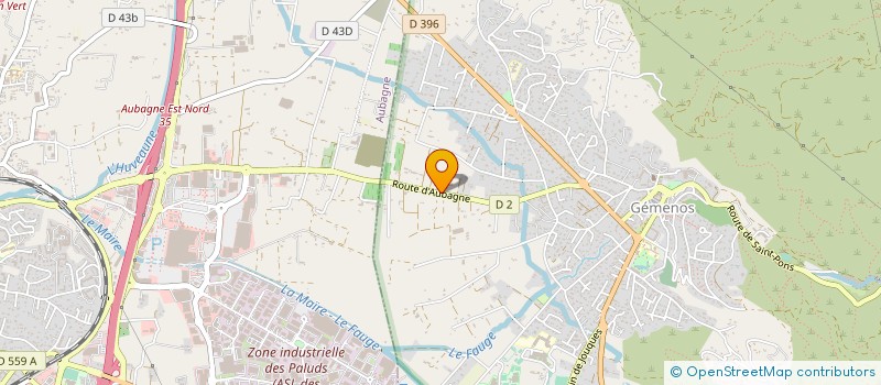 localisation de l'entreprise POTENTIALIS NETTOYAGE à GEMENOS